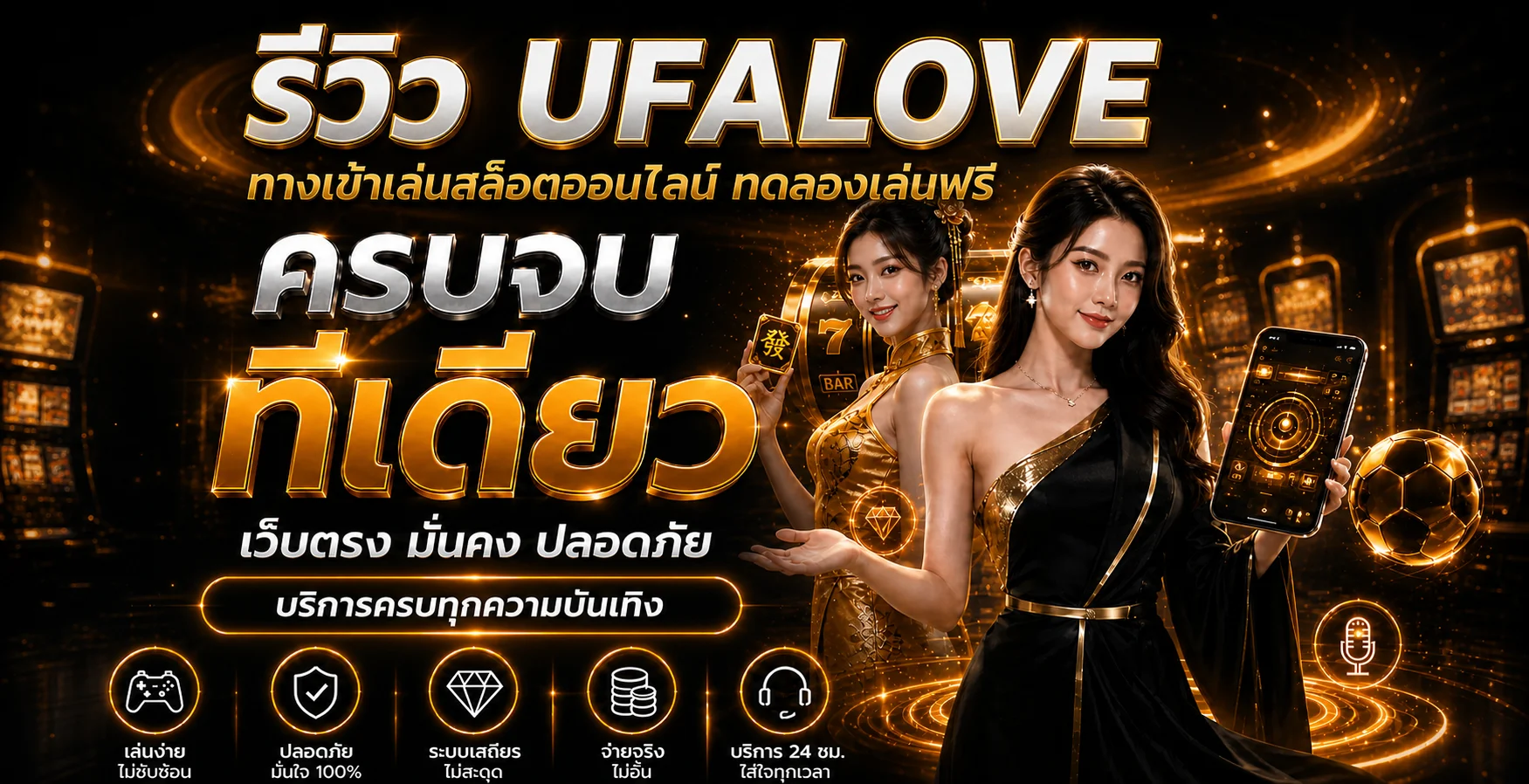 UFALOVE รีวิวทางเข้าเล่นสล็อตออนไลน์ ทดลองเล่นฟรี 2026